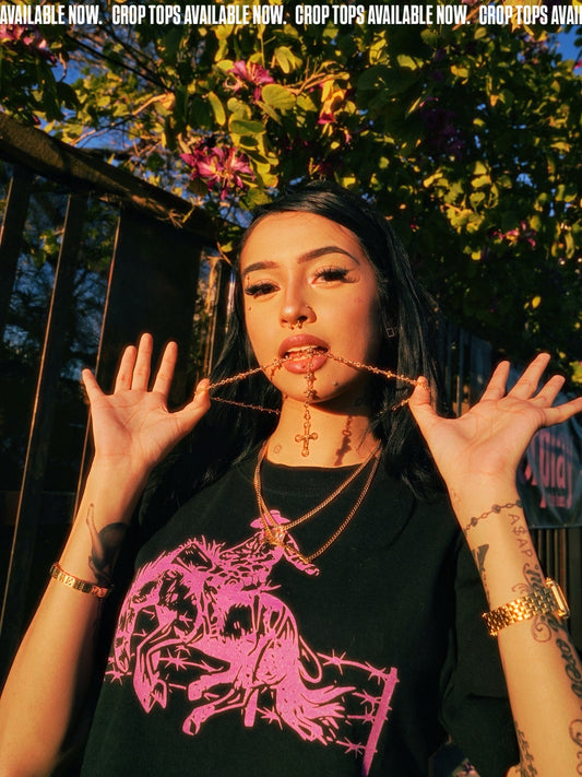 "A WILD WEST STORY" CROP TOP